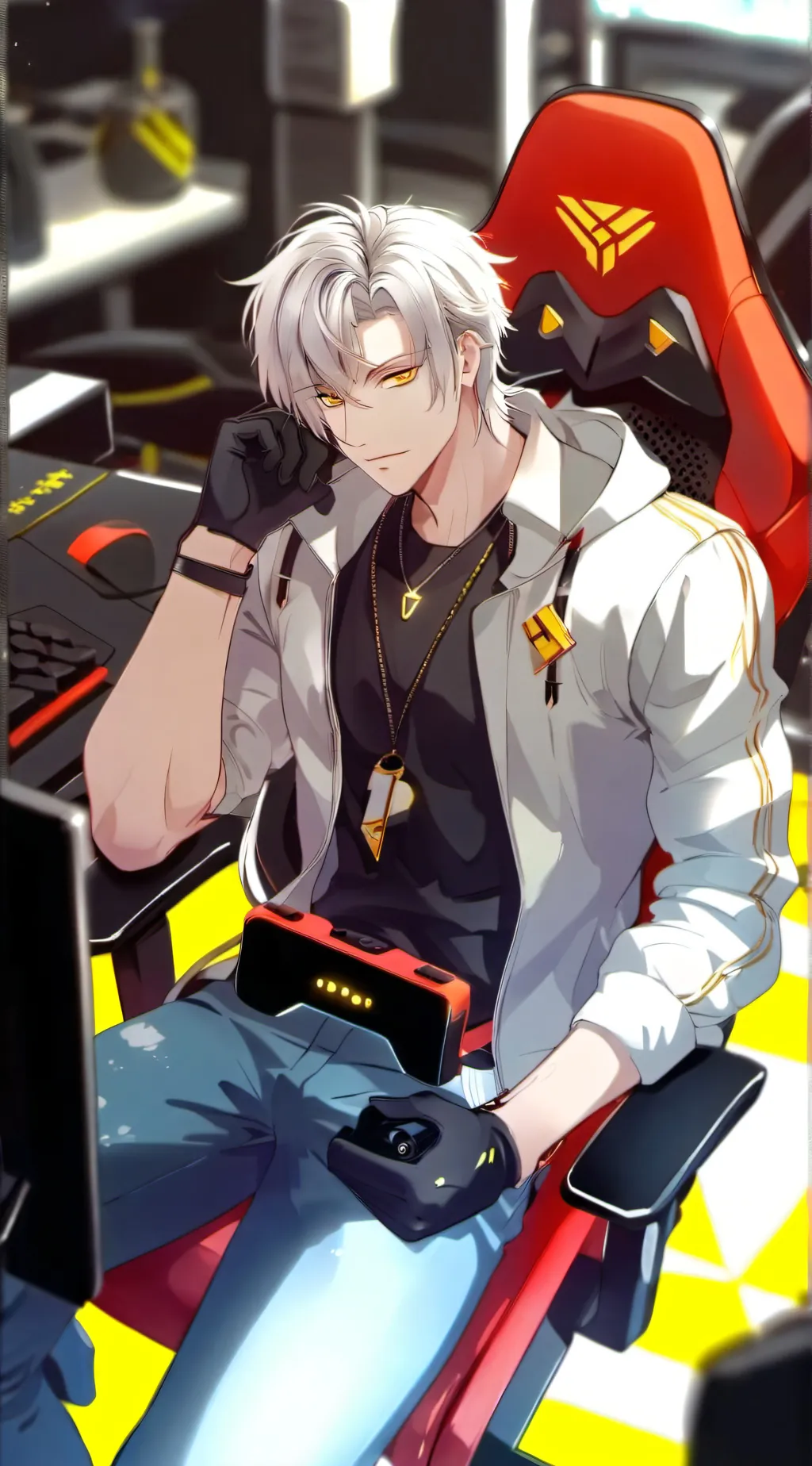 ai character: ༒︎Y卂ㄒㄖ|༒︎ background