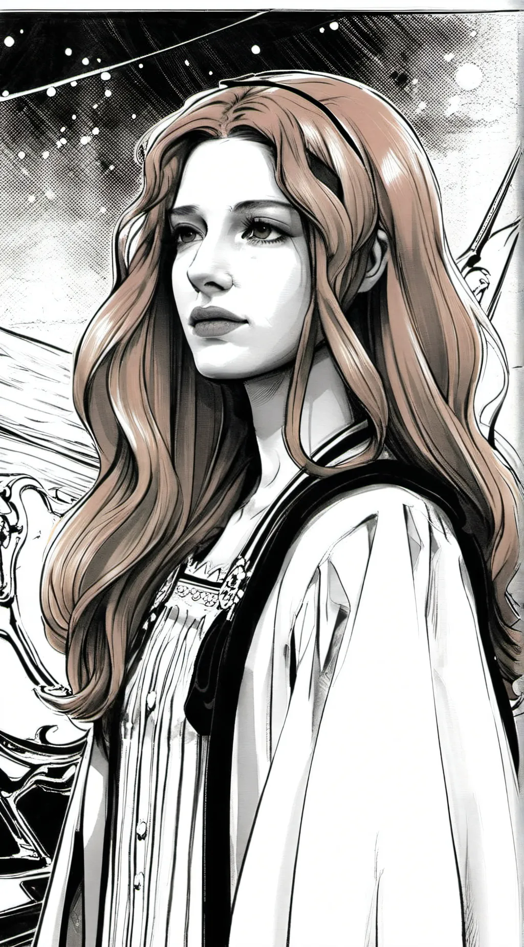 ai character: Viktoriia background