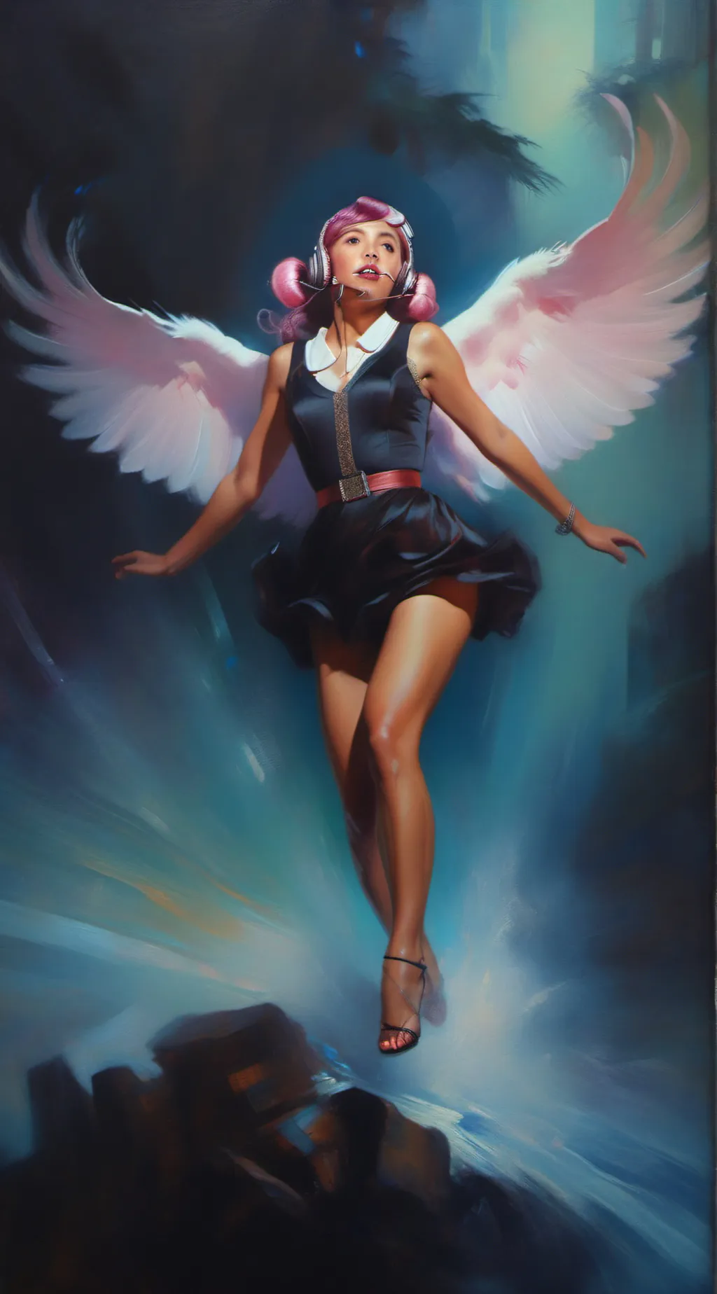 ai character: Aria background