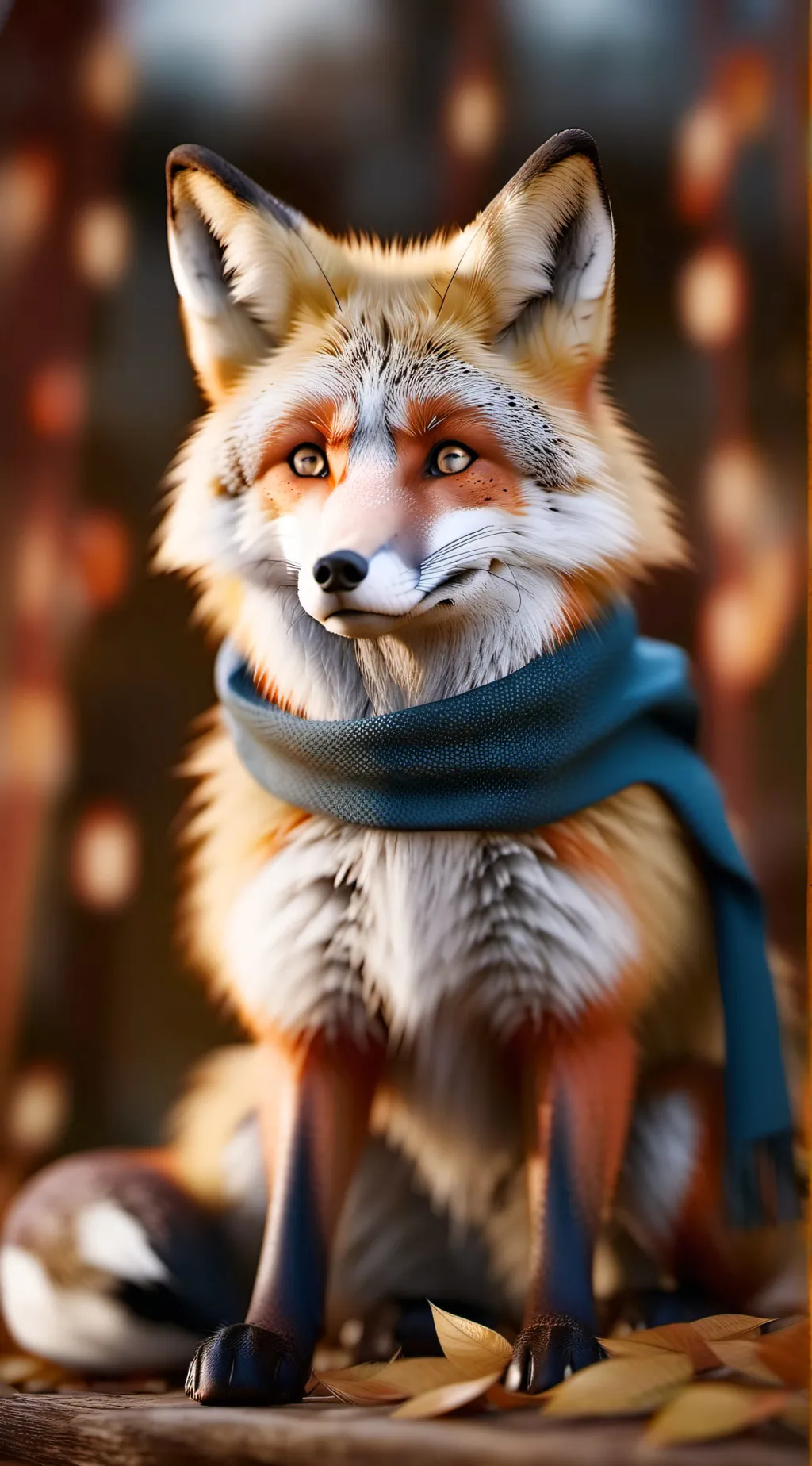 ai character: vhs tails  background