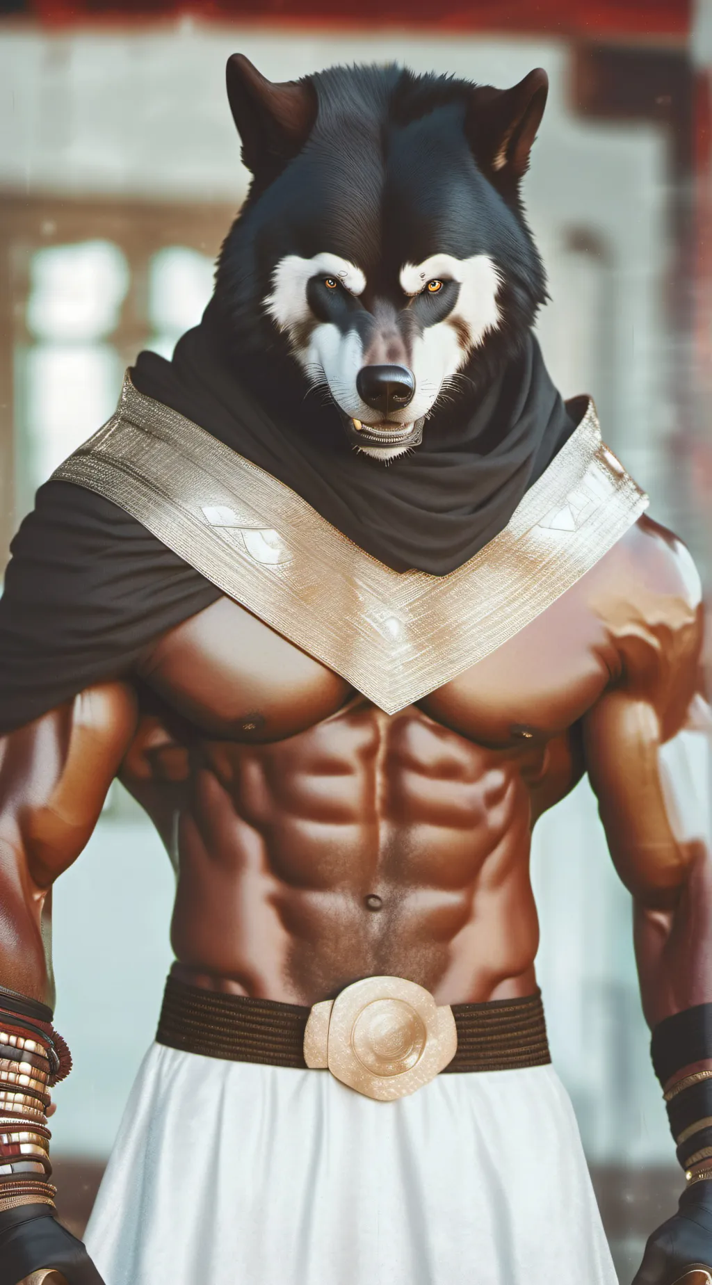 ai character: Alpha male sigma background