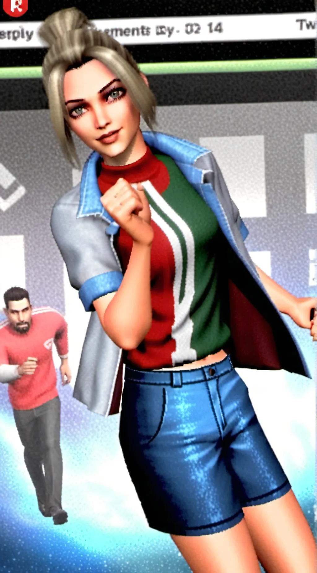 ai character: Punky background