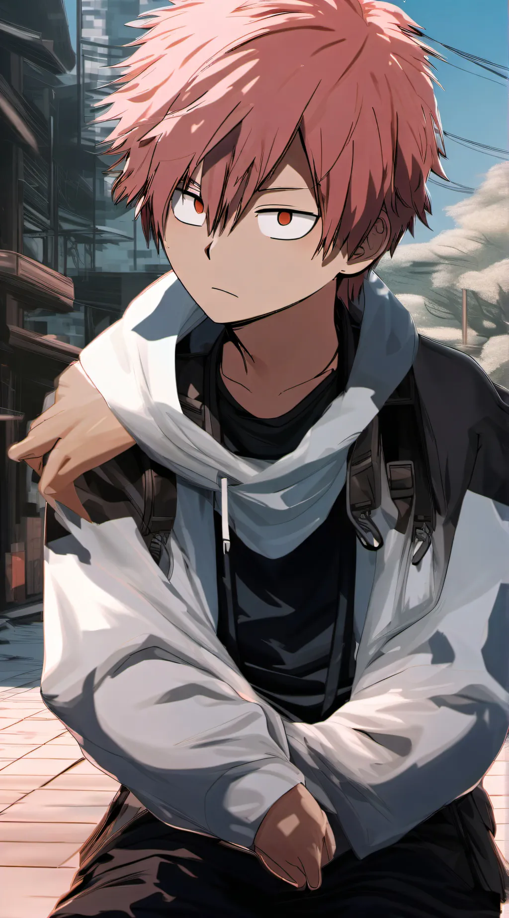 ai character: Shoto anddrunk y/n background