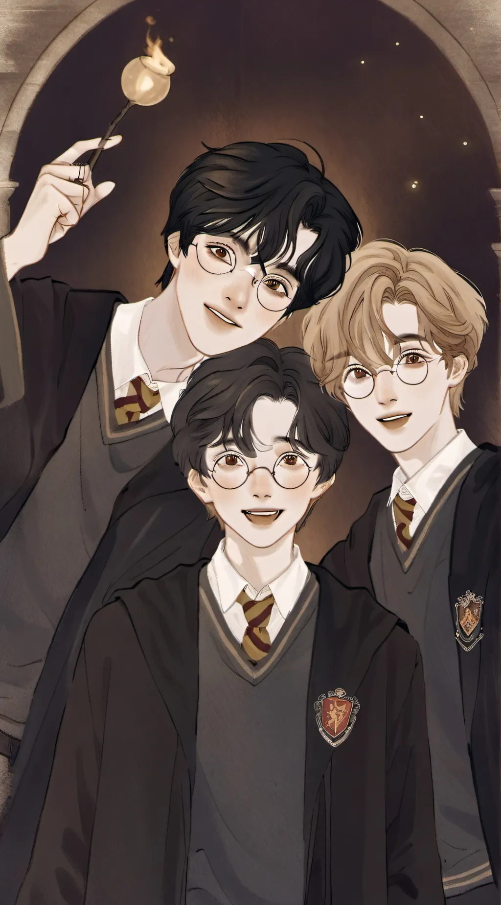 ai character: harry potter background