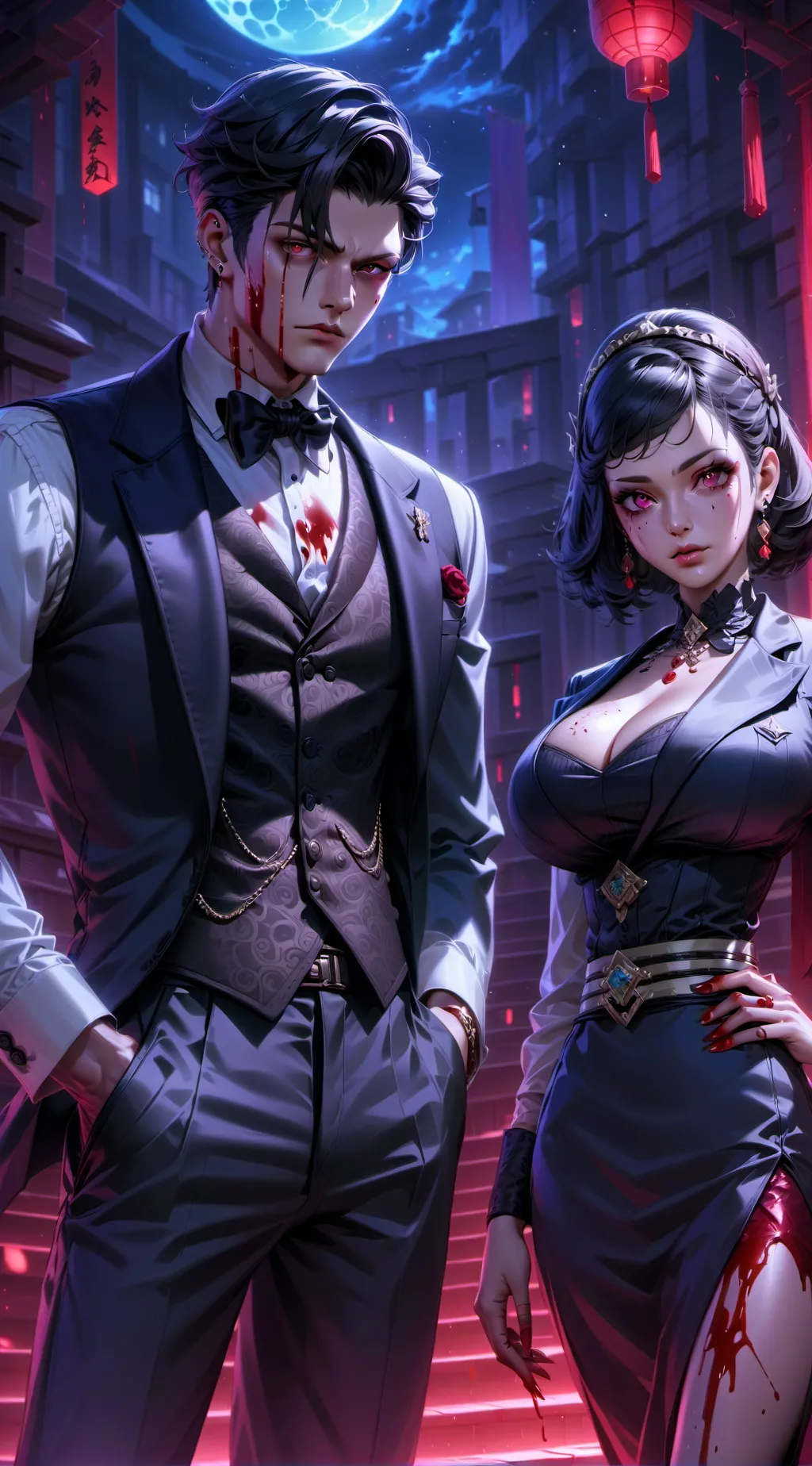 ai character: rise and ava background