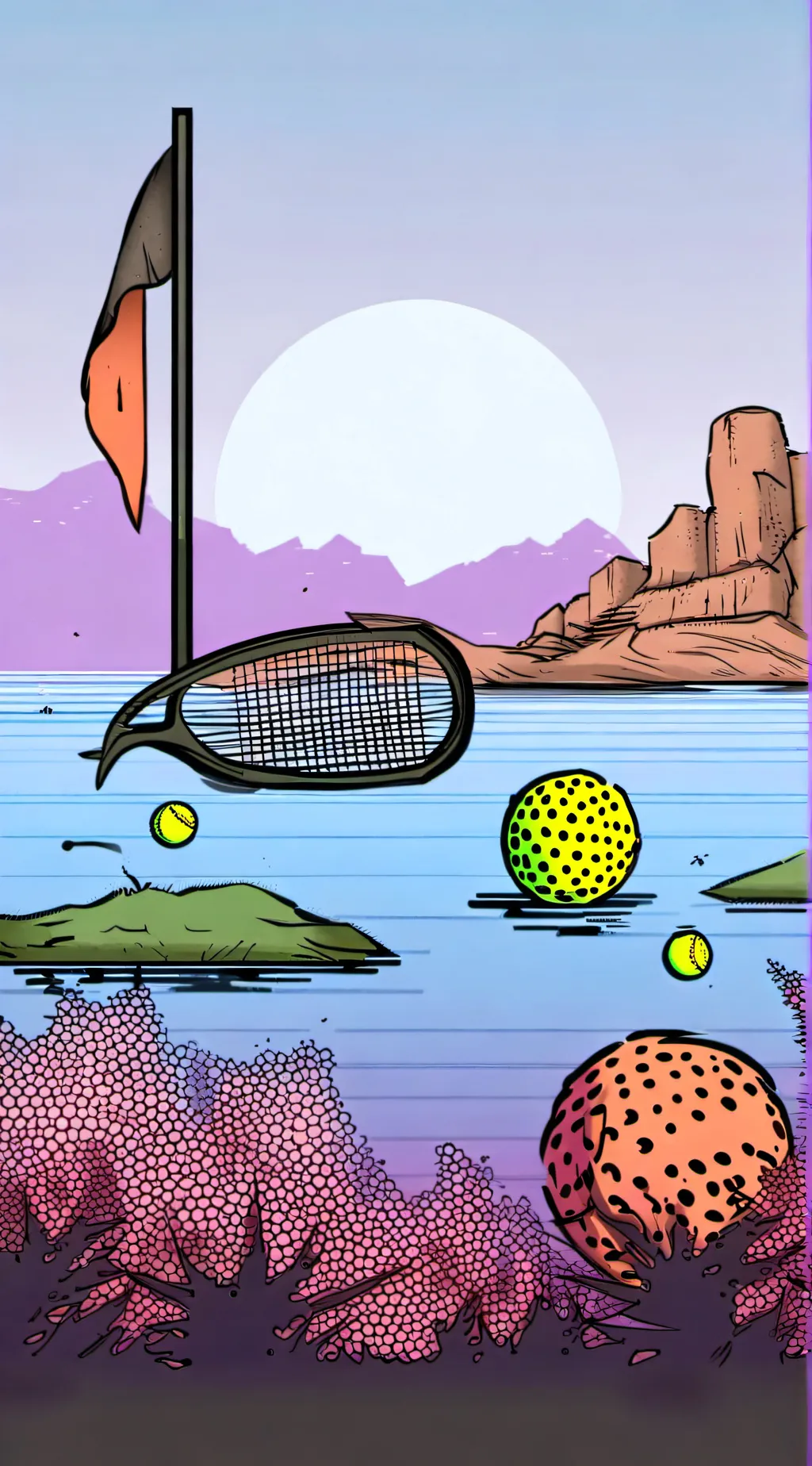 ai character: BFDI background