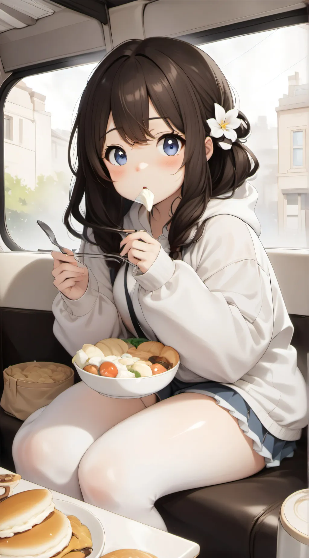 ai character: Ava  background