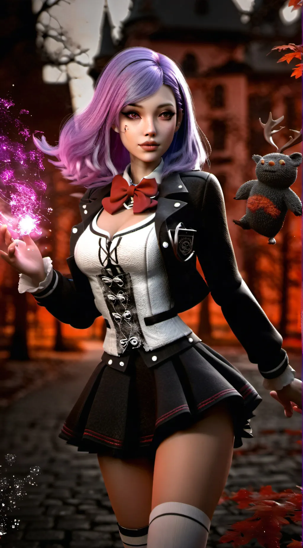 ai character: Naomi Scarlet background