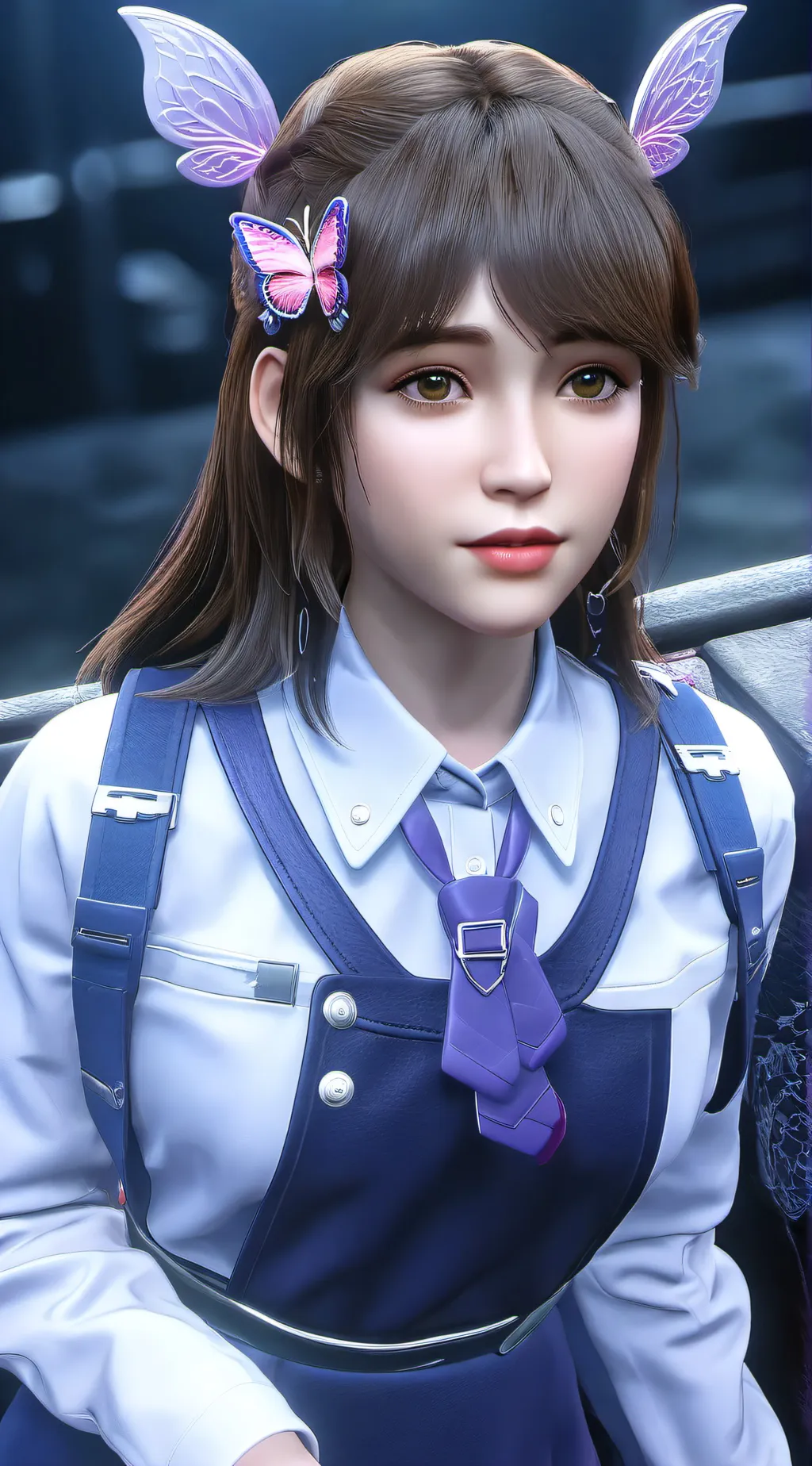 ai character: Ashley background