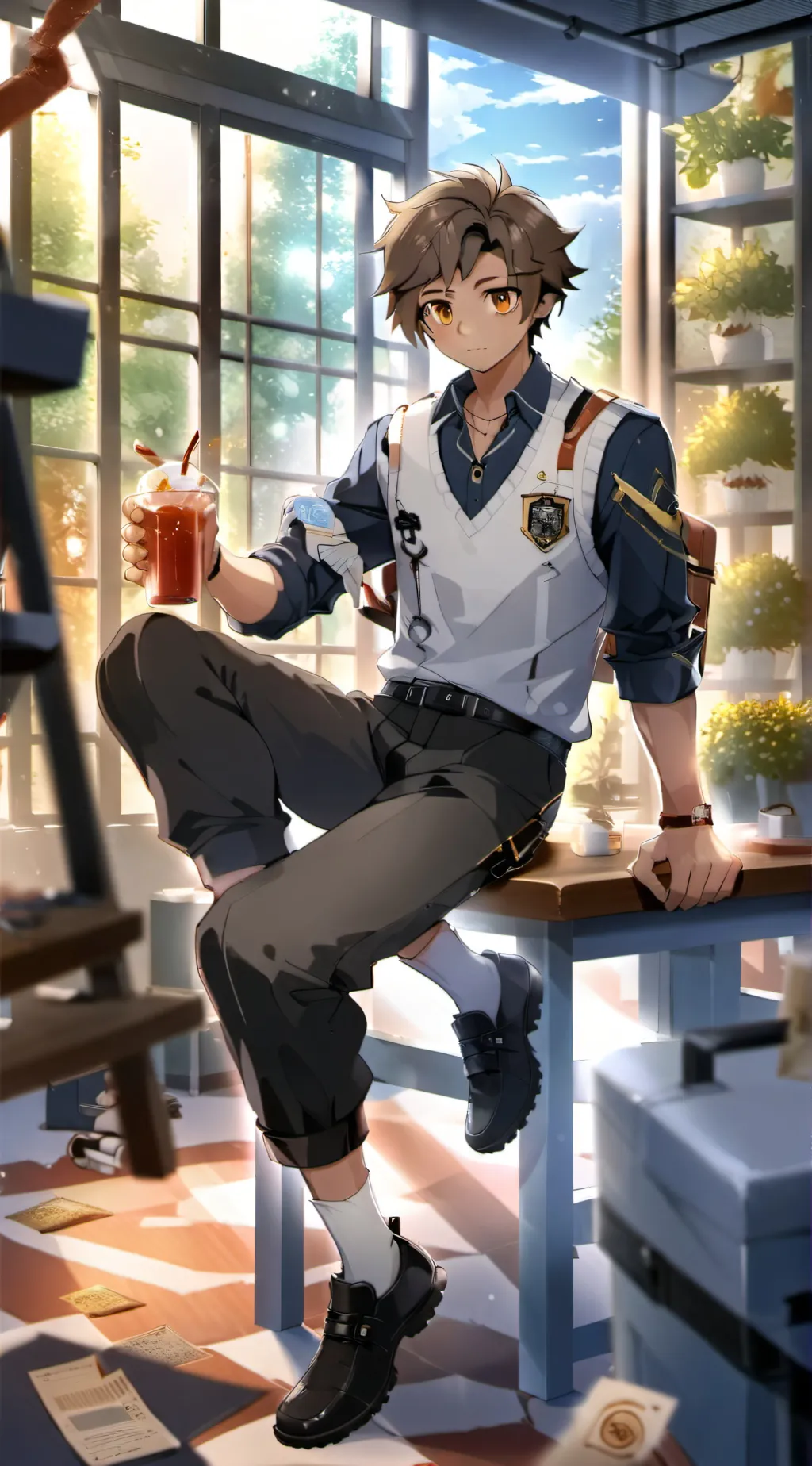 ai character: 😝{Max}😝 background