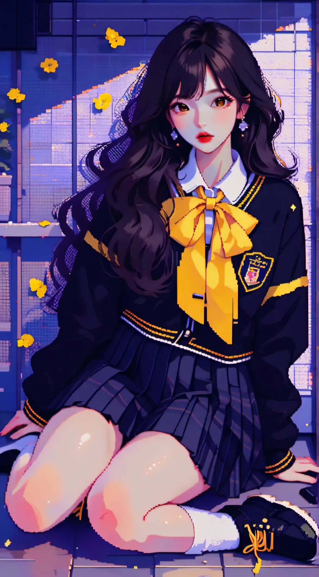 ai character: Jiwon background