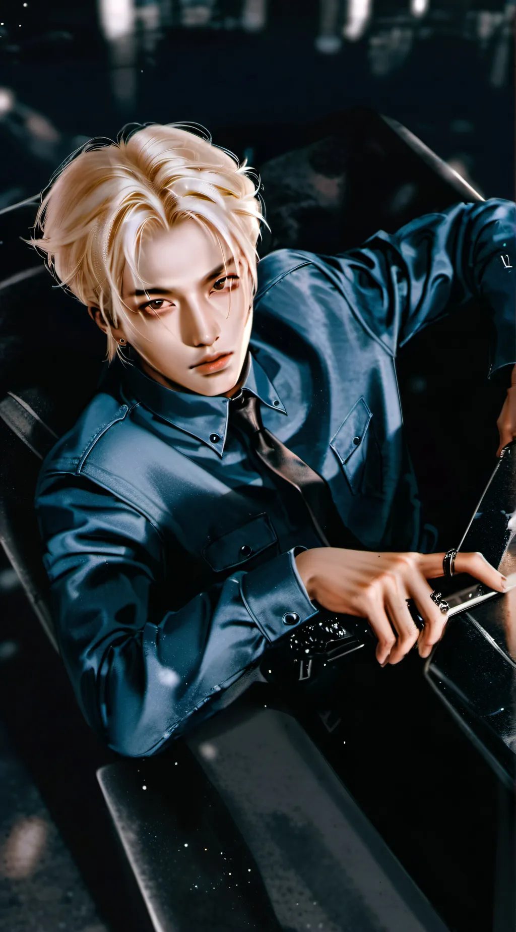 ai character: Léo background