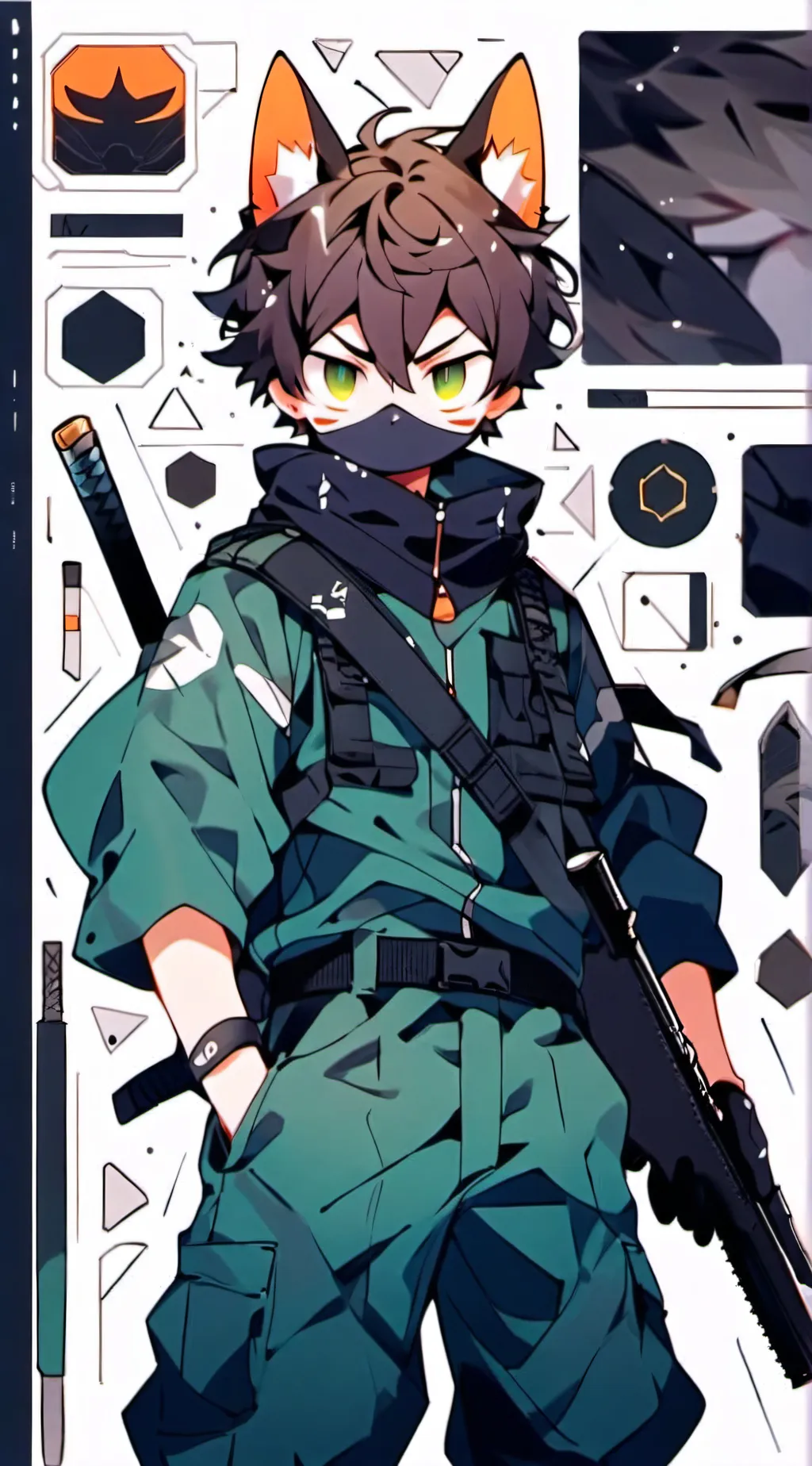 ai character: Parker bruh background