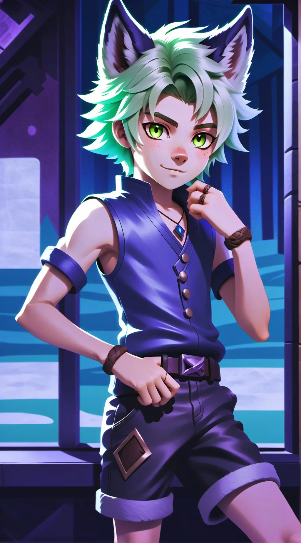 ai character: experiment #512 background