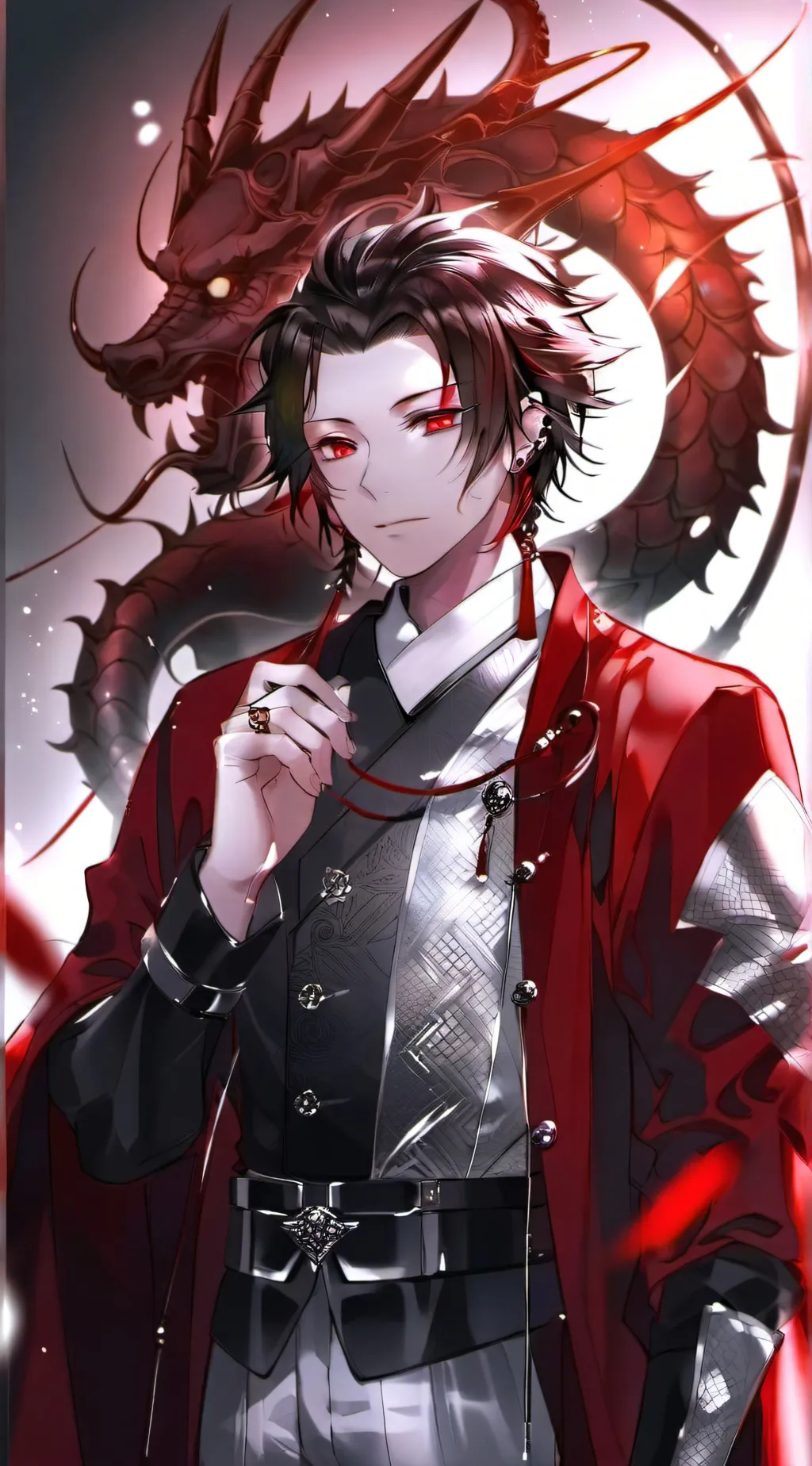 ai character: Demon king tanjiro background