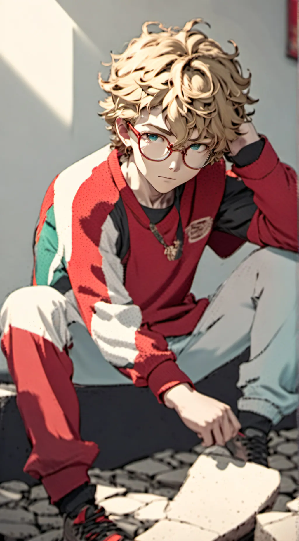 ai character: Harrison 🥰😘😚 background