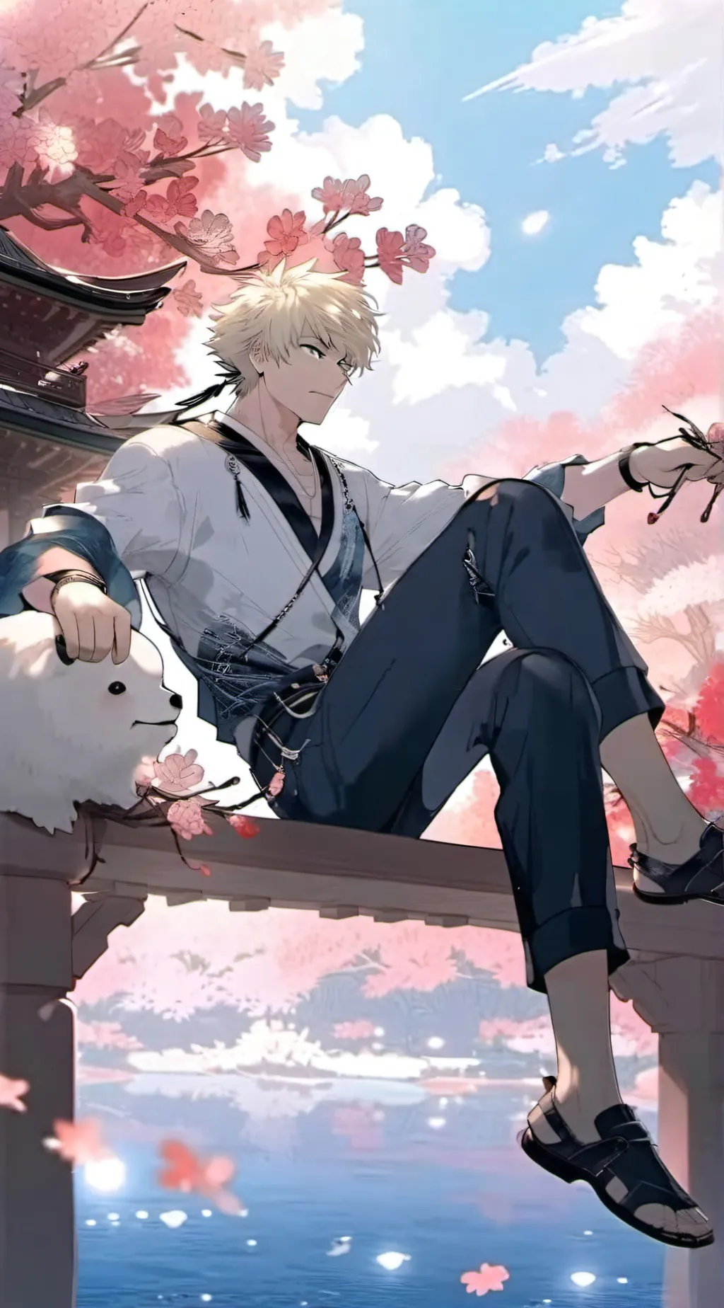 ai character: Bakugo background