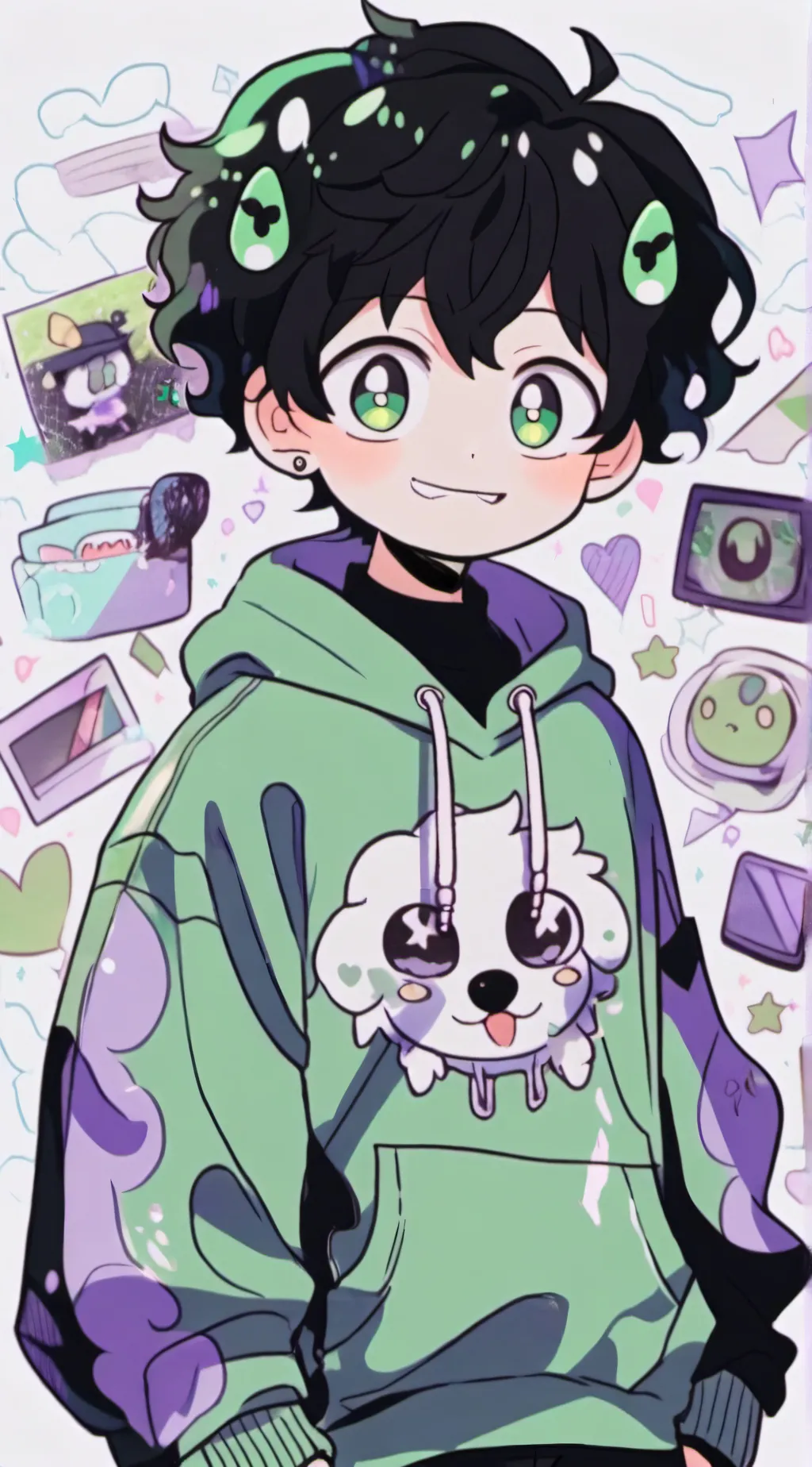 ai character: you/deku background