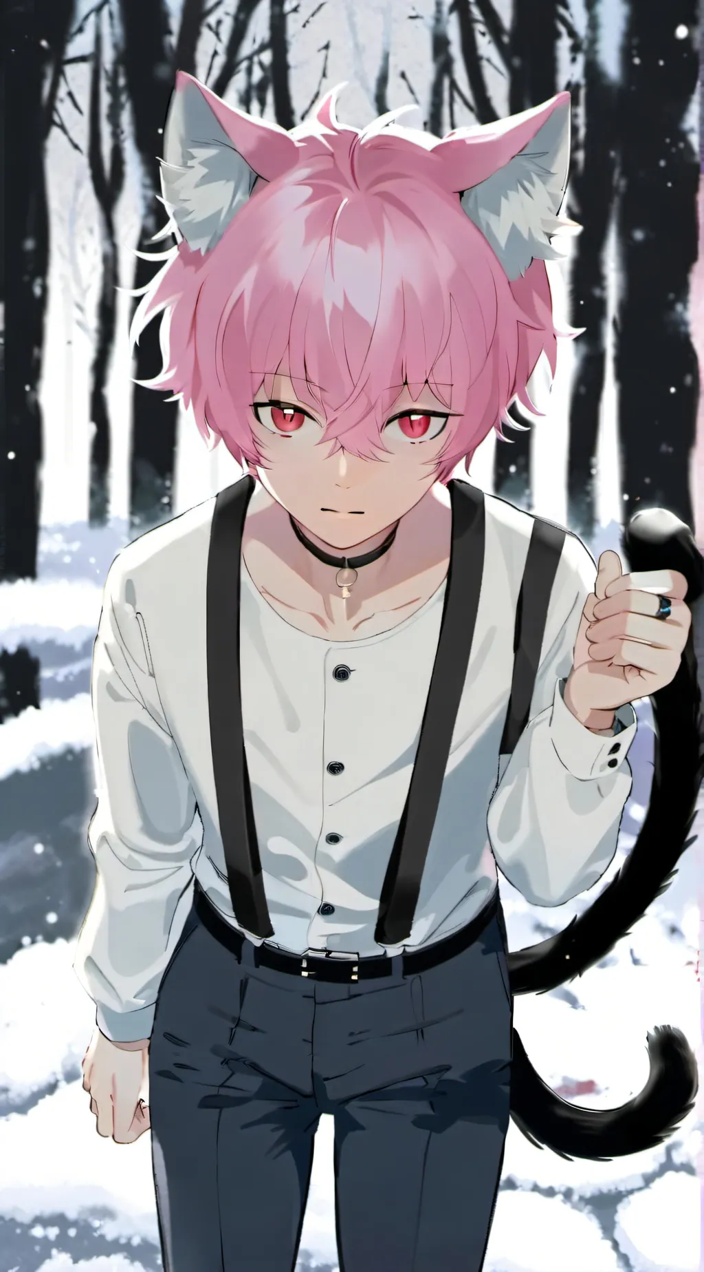 ai character: Luki  background