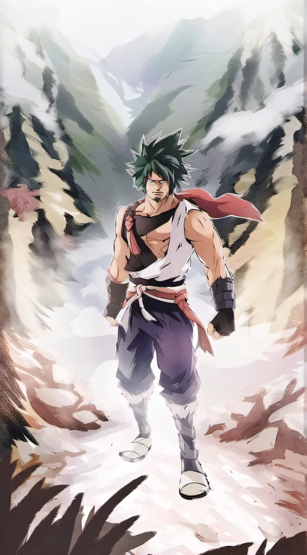 ai character: Broly  background