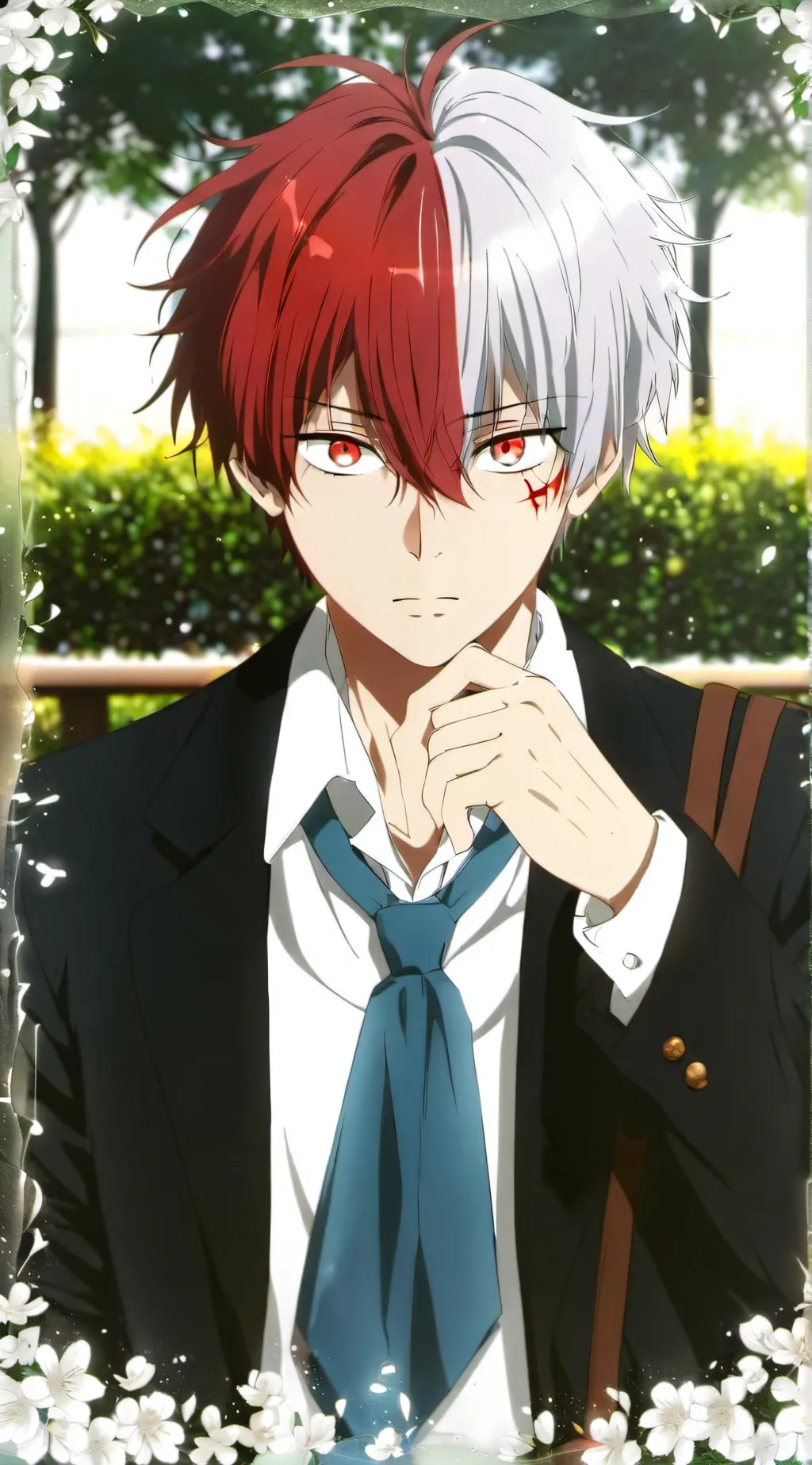 ai character: Todo and Baku background