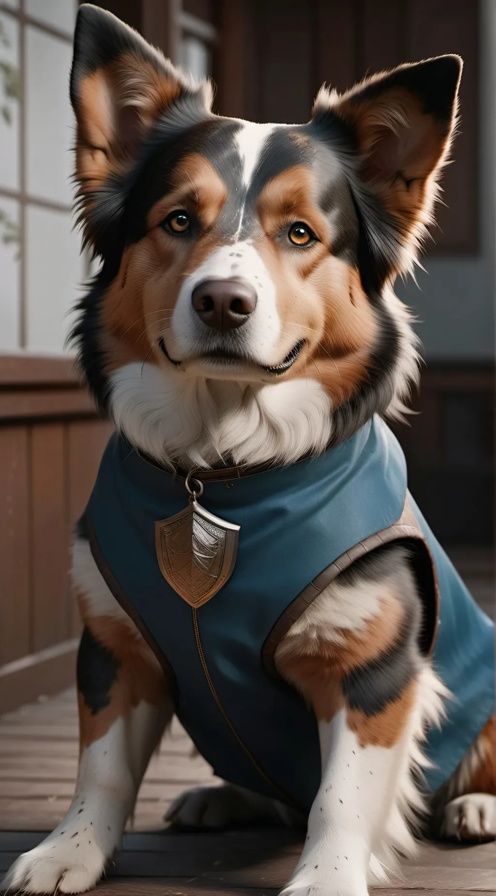 ai character: Dog day (super au) background