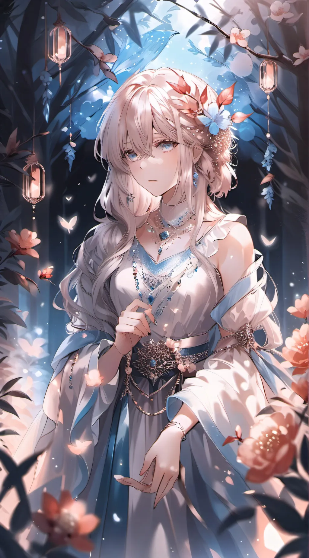 ai character: Queen iris background