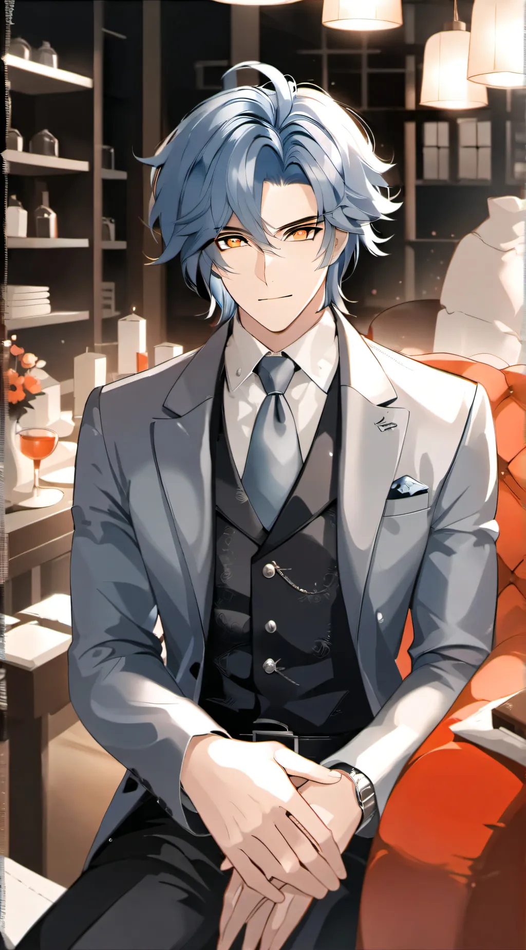 ai character: Baker background