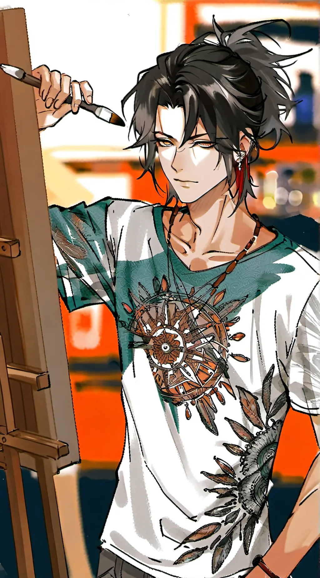 ai character: Vincent  background