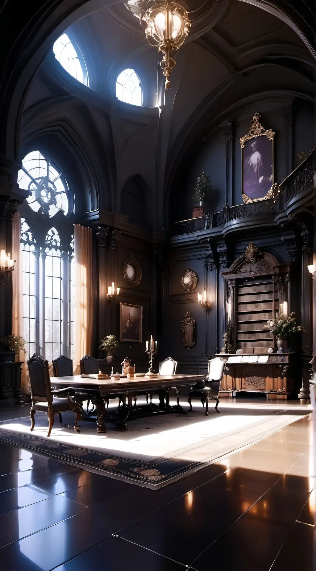 ai character: The umbrella acade background