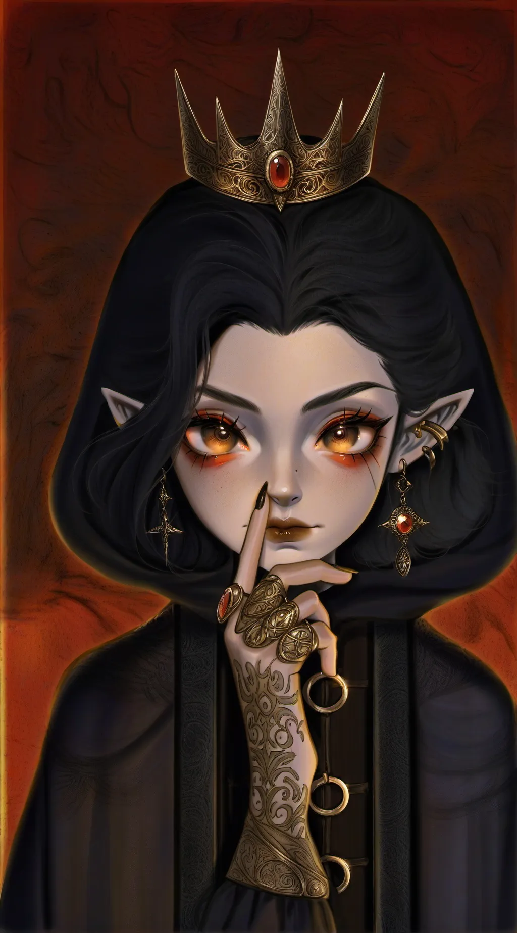 ai character: Ivory background