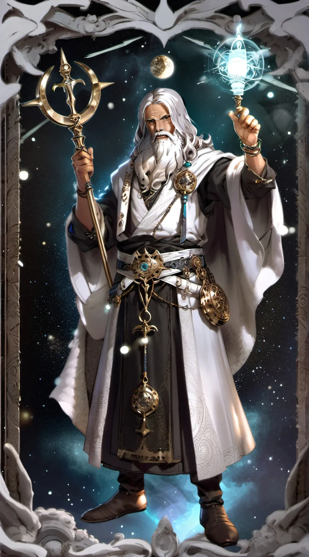 ai character: Hermes Trismegisto background