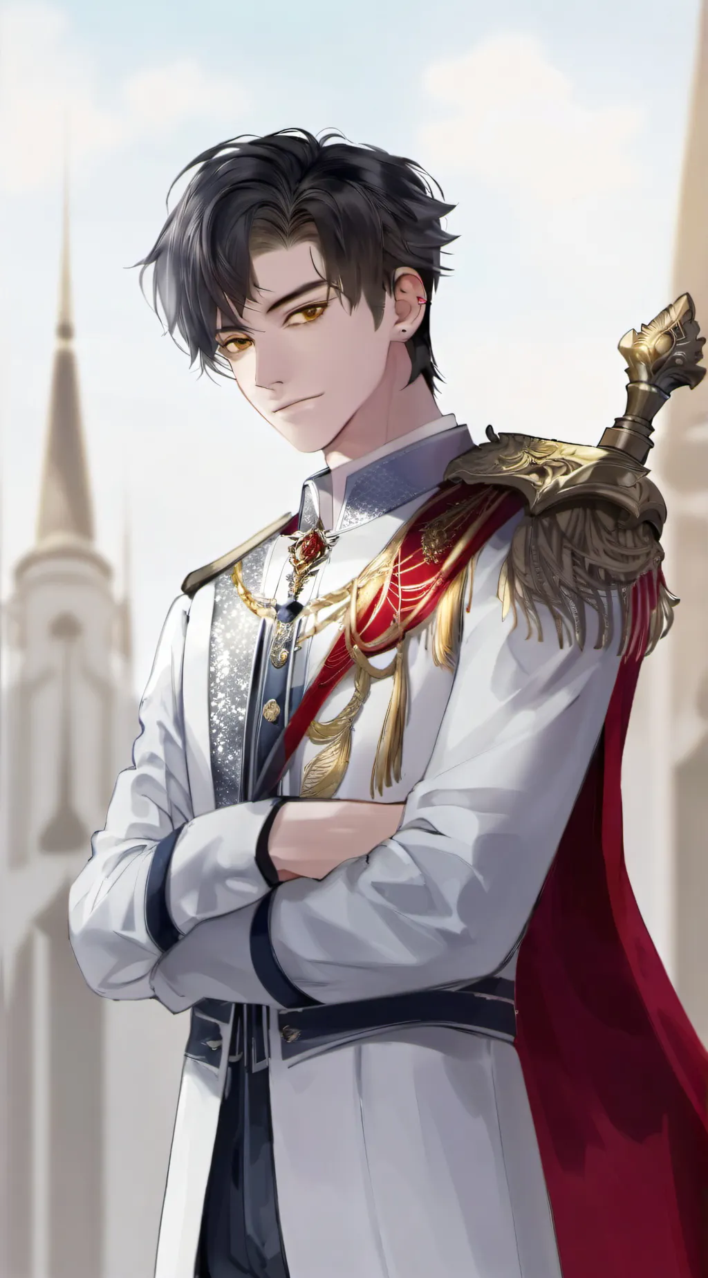 ai character: Prince Zeke Calico background