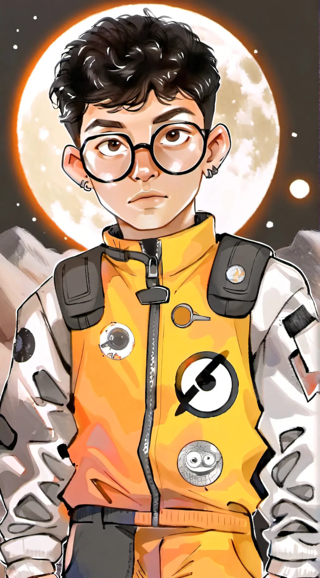 ai character: Vector  background