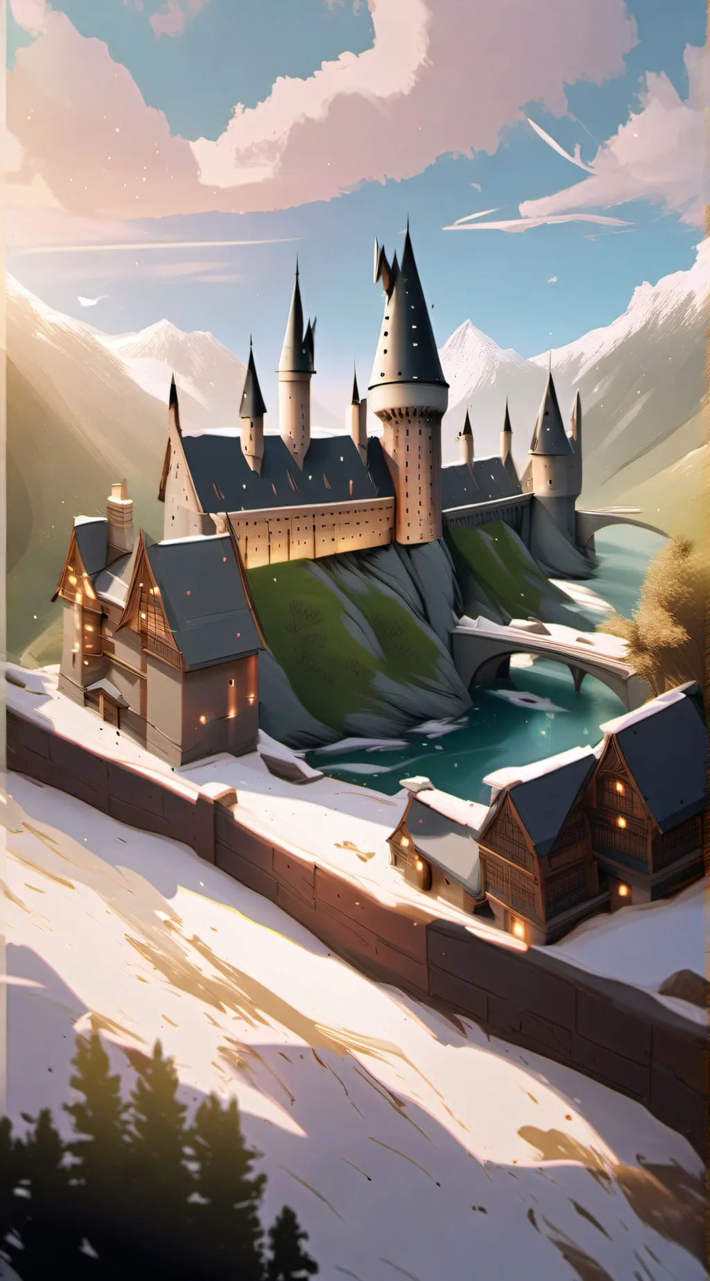 ai character: hogwarts background