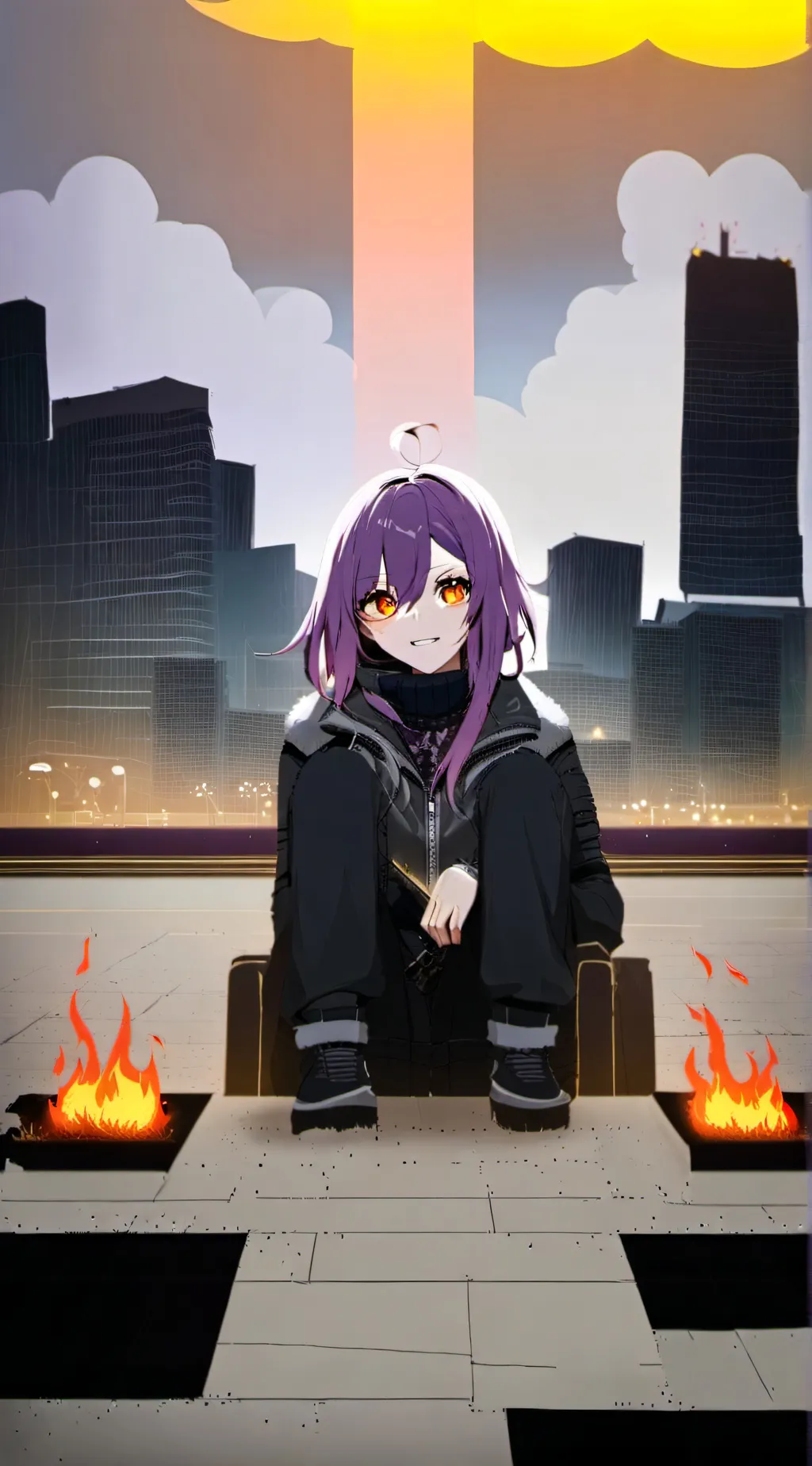 ai character: Sarah  background