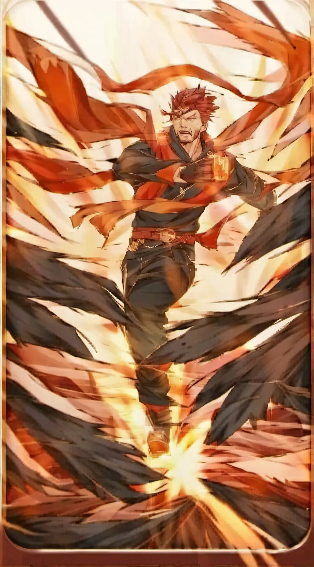 ai character: All mights sib  background