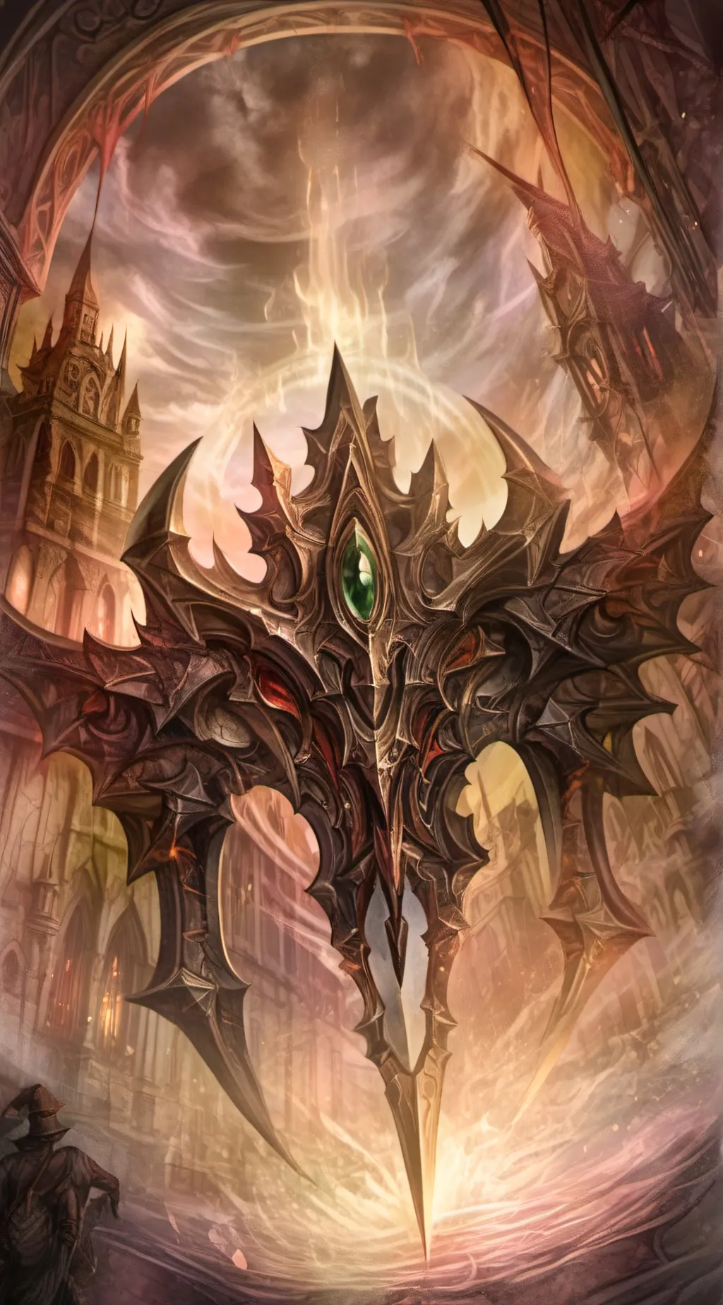 ai character: Shadow realm background