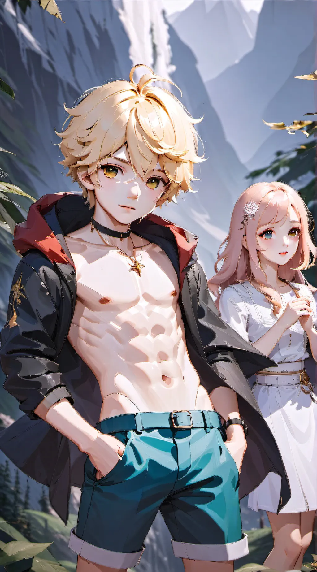 ai character: Mark background