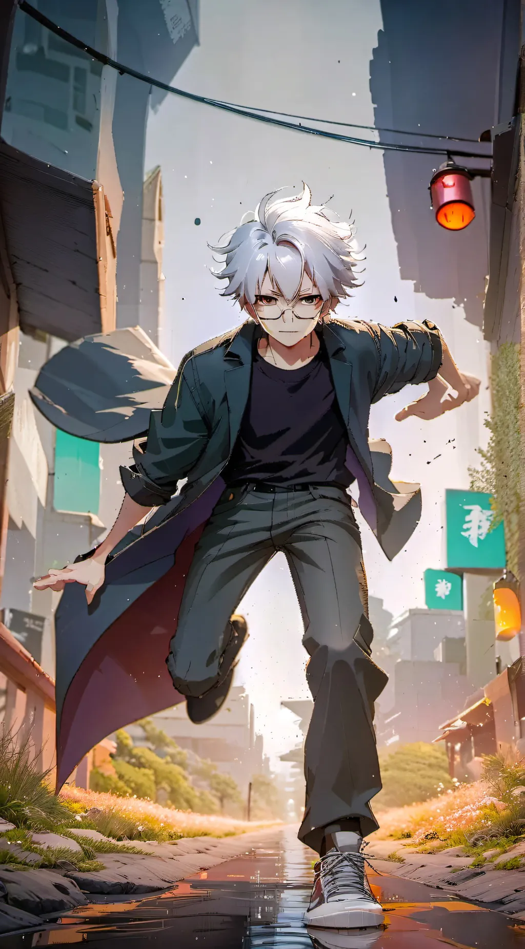 ai character: Anime Bully background