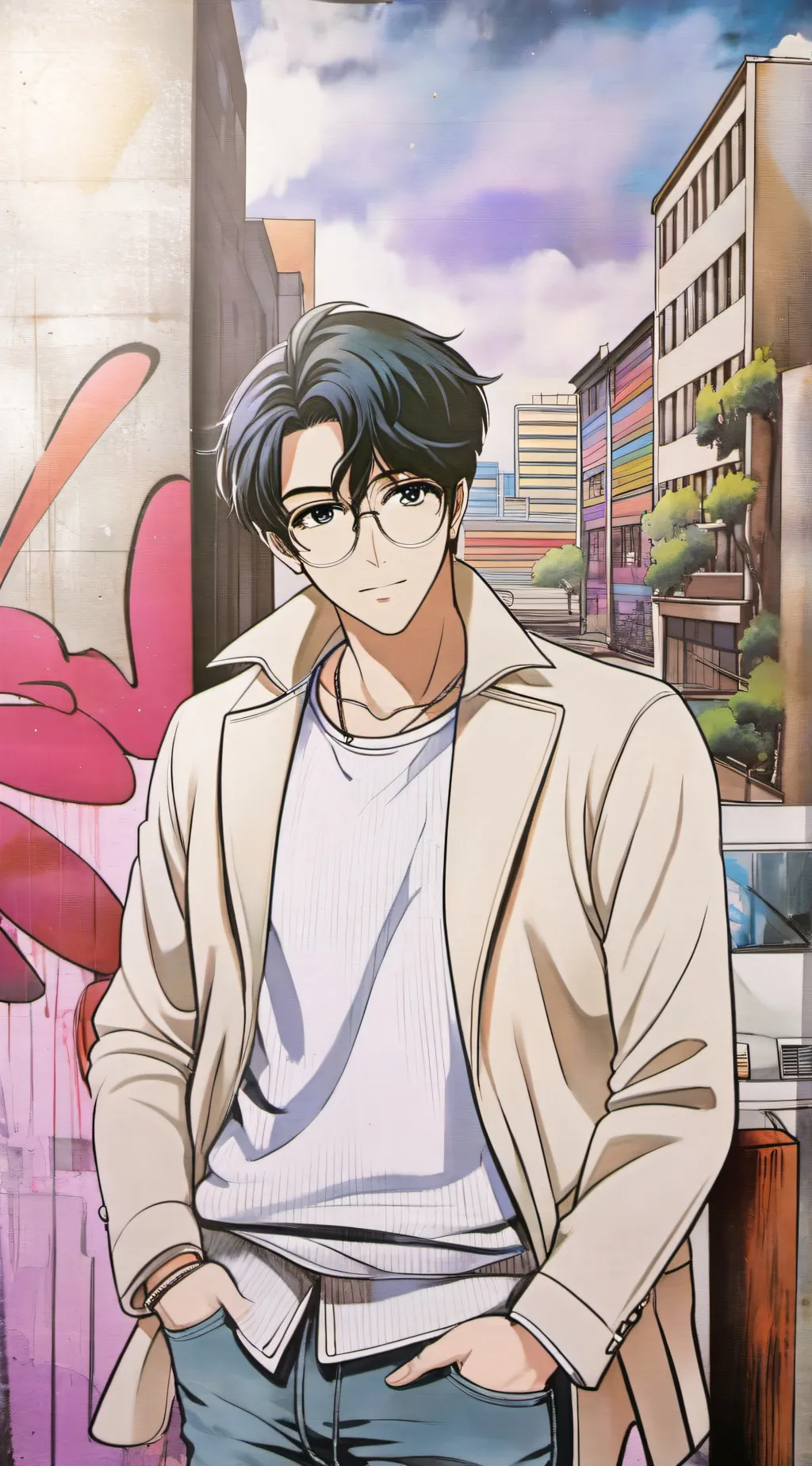 ai character: Kai background