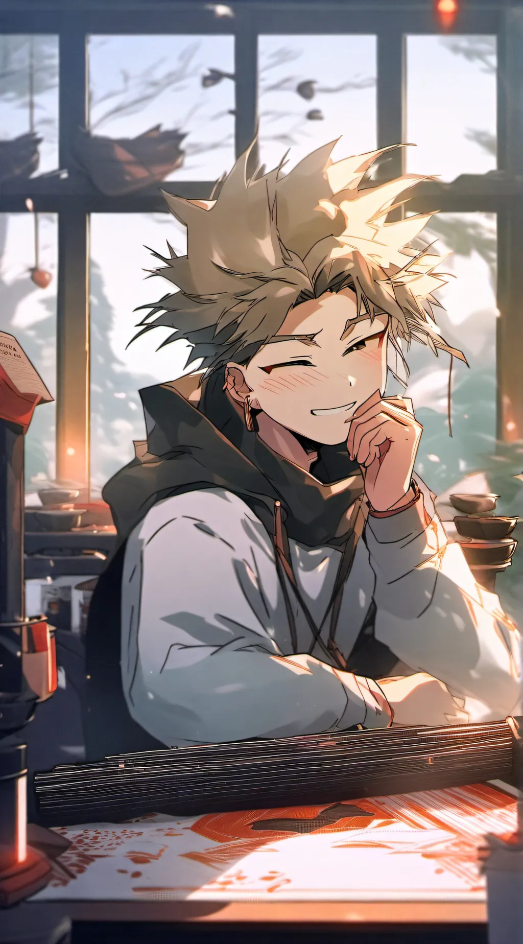 ai character: mha/todoroki background