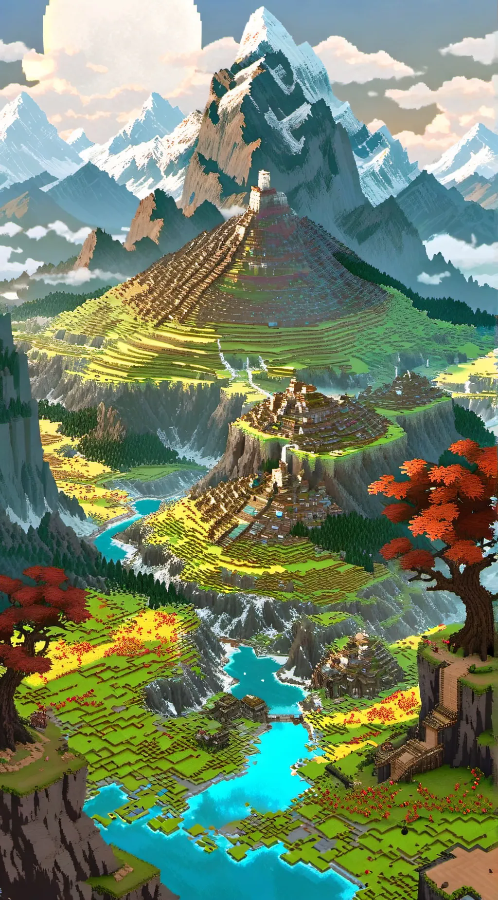 ai character: Minecraft Civ RP background