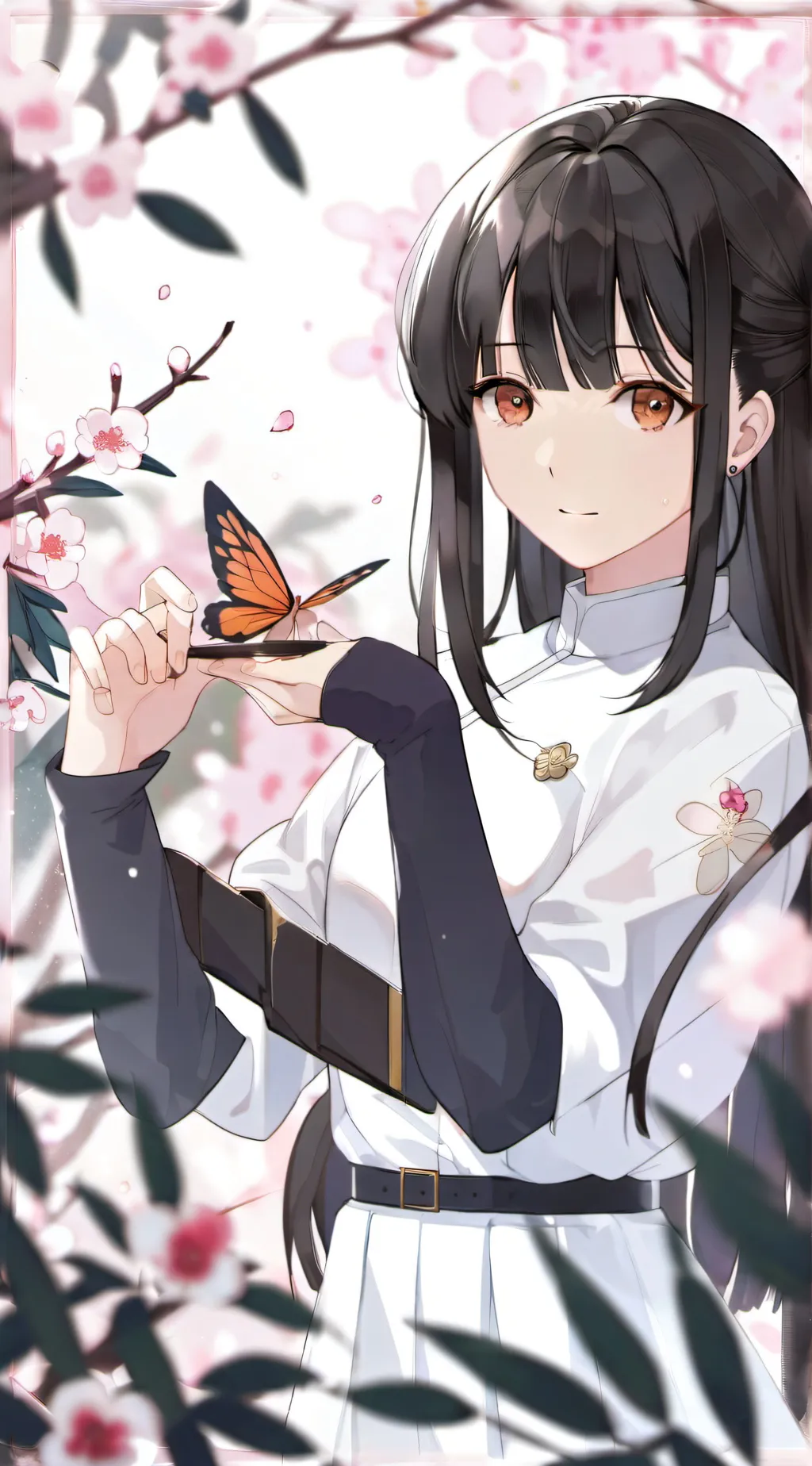 ai character: kanao Tsuyuri background