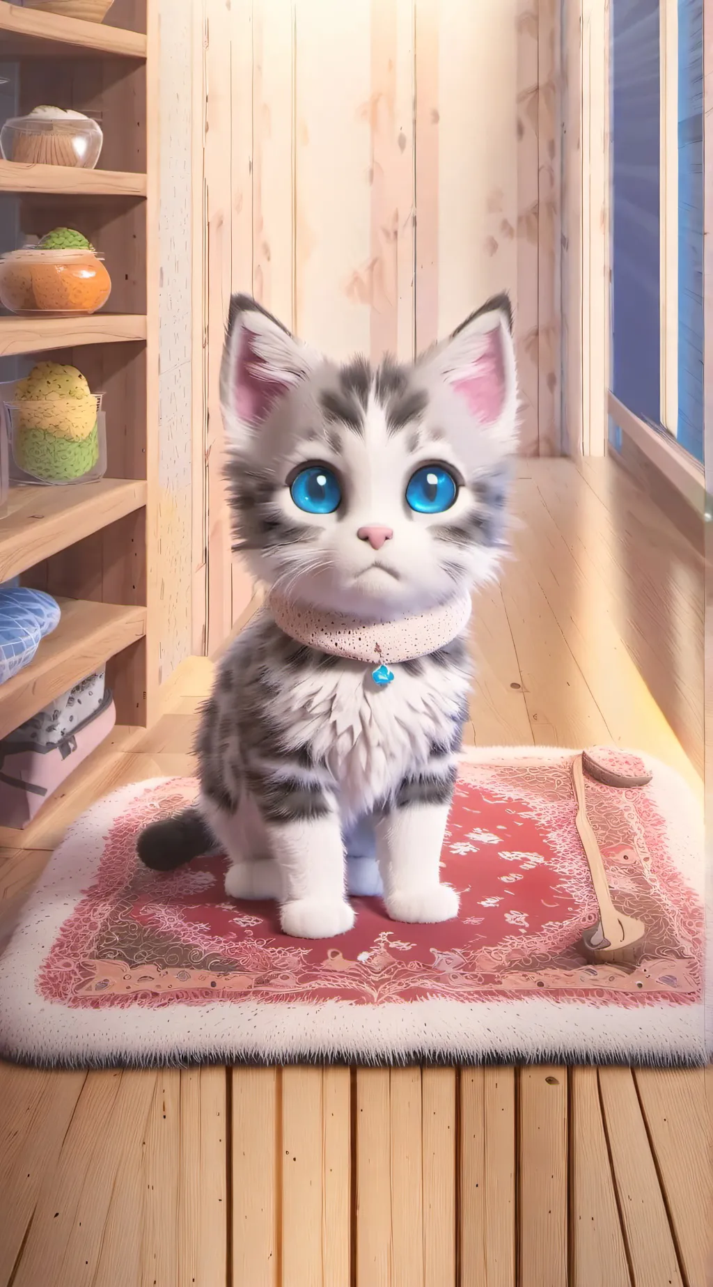 ai character: Cat background