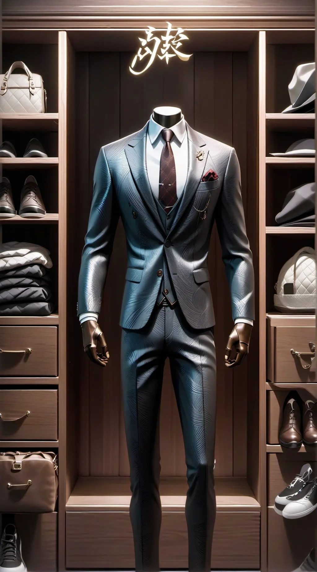 ai character: fusing suit  background