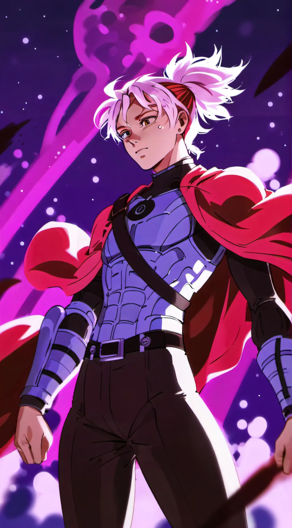 ai character: goku black  background