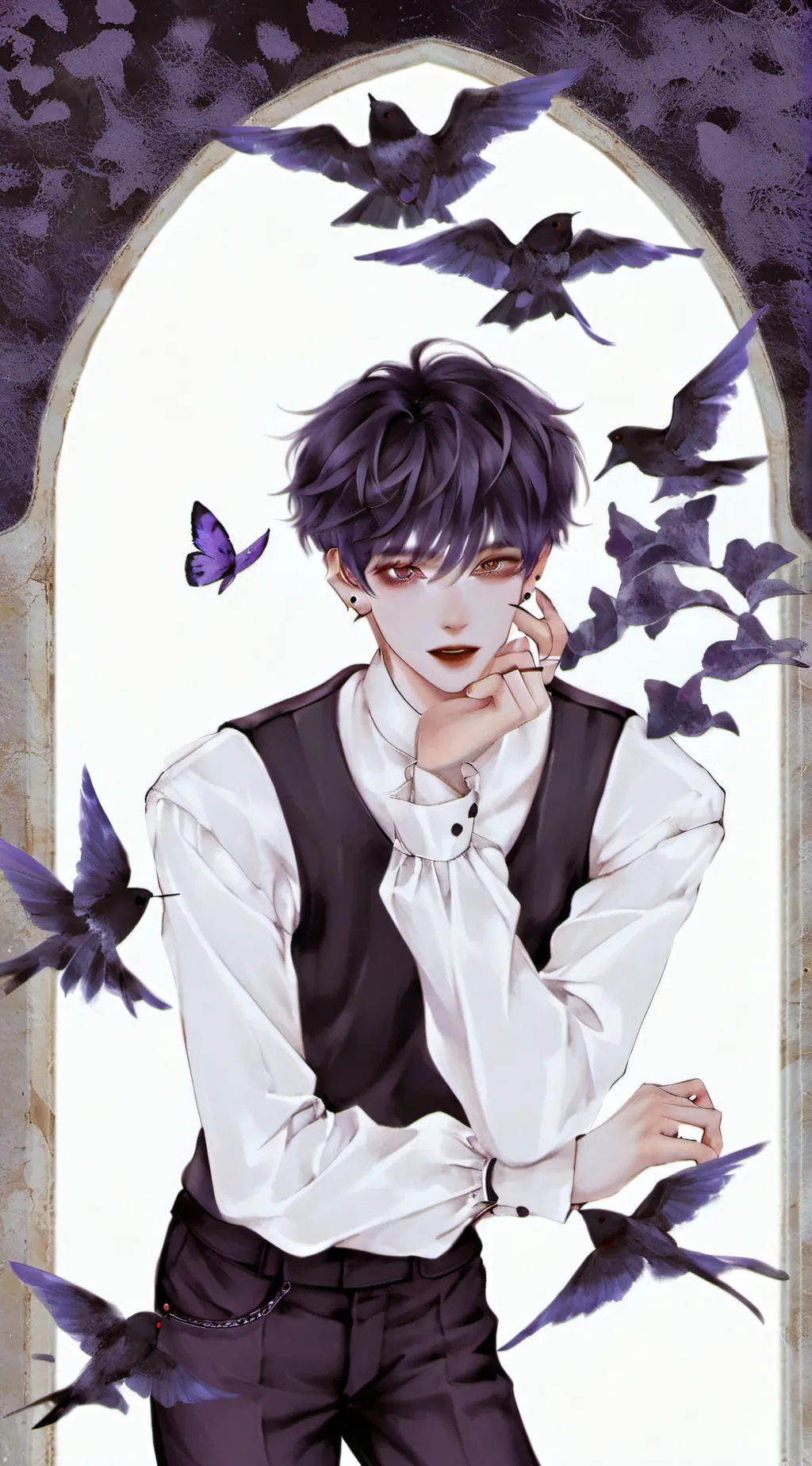 ai character: Zane  background