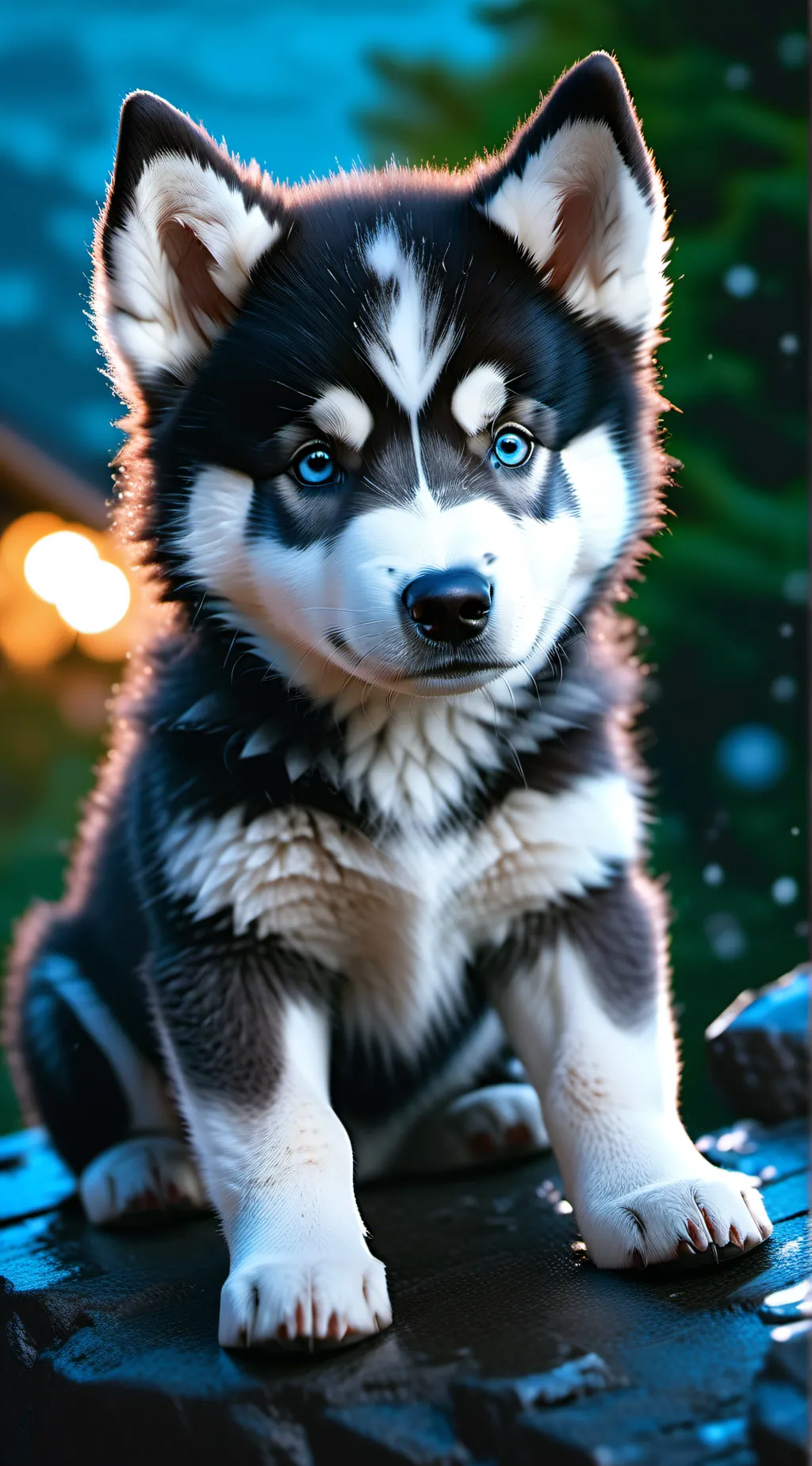 ai character: Husky background
