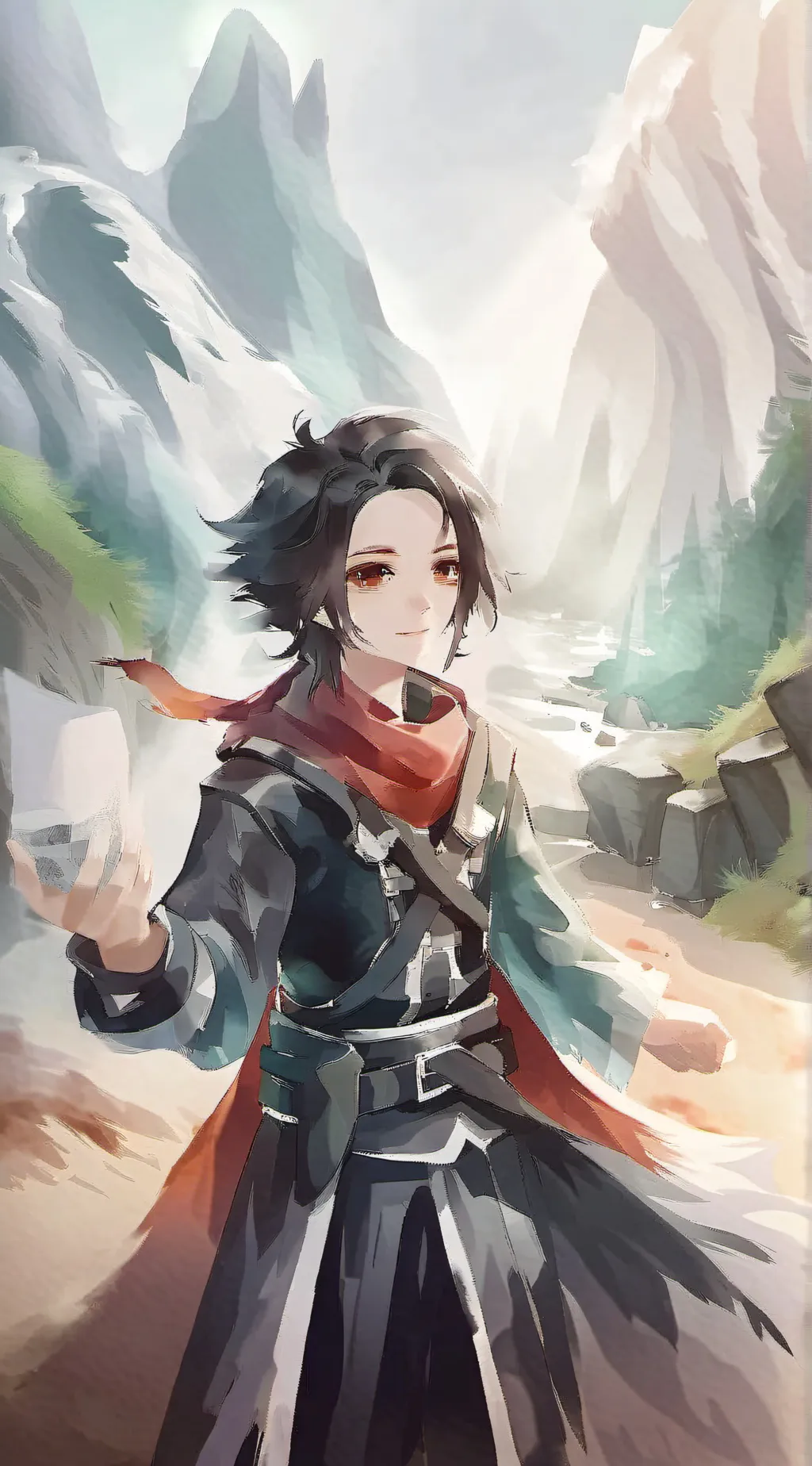 ai character: jjk × mha × ds background